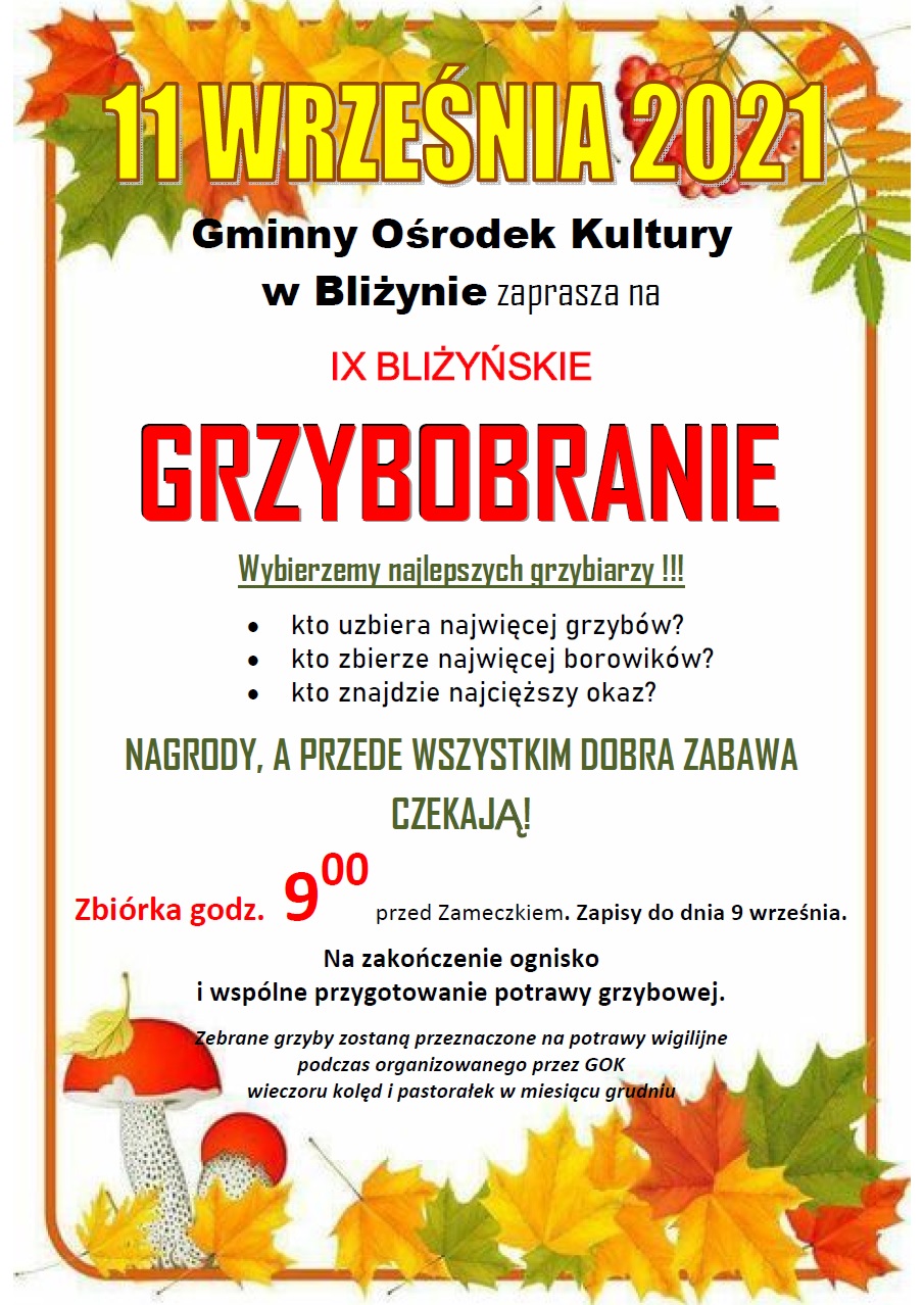 grzybobranie