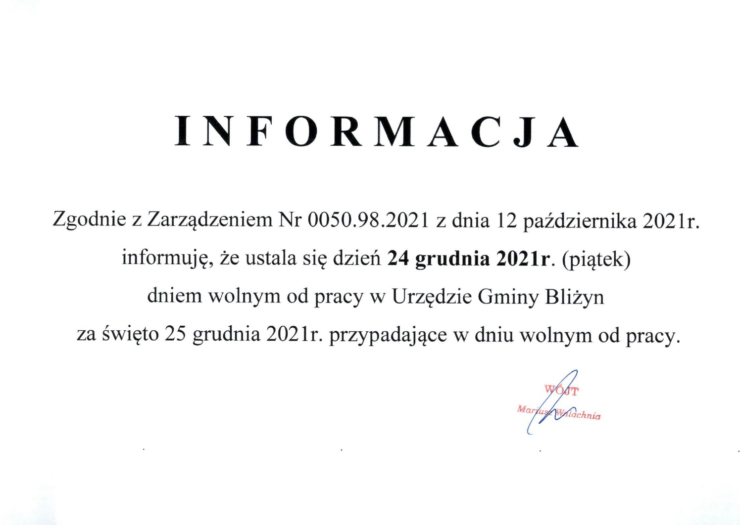 informacja